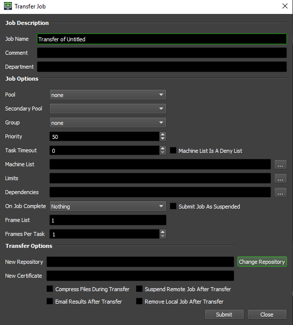 Job Transferring — Deadline 10.2.1.1 documentation